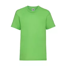 Gyerek póló  Rövid ujjú Fruit of the Loom Valueweight T Kids   Lime zöld   urespolo.hu