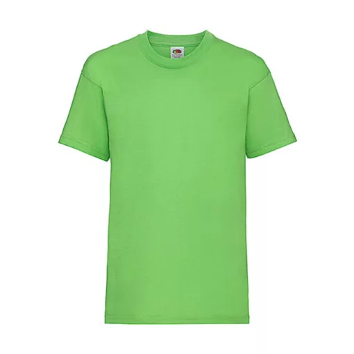 Gyerek póló  Rövid ujjú Fruit of the Loom Valueweight T Kids   Lime zöld   urespolo.hu