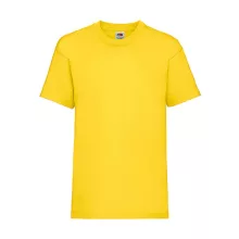 Gyerek póló  Rövid ujjú Fruit of the Loom Valueweight T Kids   Sárga   urespolo.hu