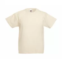 Gyerek póló  Rövid ujjú Fruit of the Loom Valueweight T Kids   Sárga   urespolo.hu