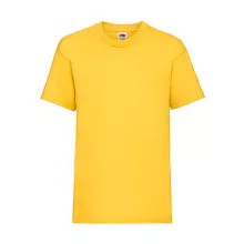 Gyerek póló  Rövid ujjú Fruit of the Loom Valueweight T Kids   Napraforgó sárga   urespolo.hu