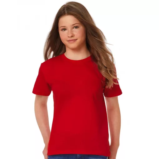 Gyerek rövid ujjú póló B and C Exact 150/kids T-Shirt 1/2 (86-92), Sötétkék (navy)
