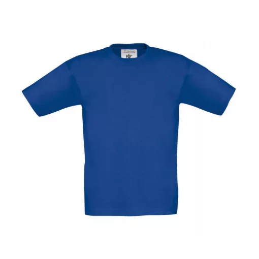 Gyerek rövid ujjú póló B and C Exact 150/kids T-Shirt 1/2 (86-92), Királykék