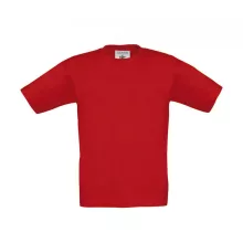 Gyerek rövid ujjú póló B and C Exact 150/kids T-Shirt 1/2 (86-92), Piros