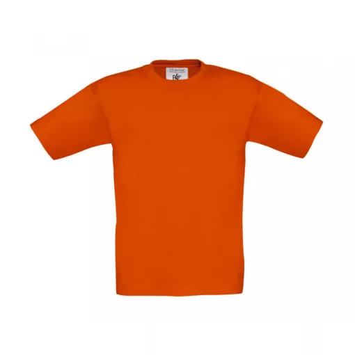 Gyerek rövid ujjú póló B and C Exact 150/kids T-Shirt 1/2 (86-92), Narancssárga