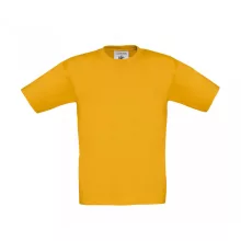 Gyerek rövid ujjú póló B and C Exact 150/kids T-Shirt 1/2 (86-92), Aranysárga