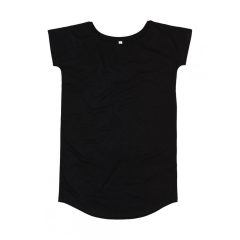 Női rövid ujjú póló Mantis Loose Fit T Dress XL, Fekete