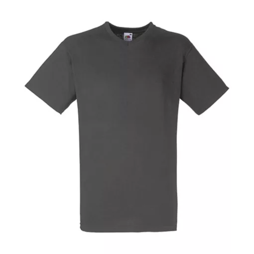 Férfi póló  Rövid ujjú Fruit of the Loom Valueweight V-Neck-Tee   Fehér   urespolo.hu