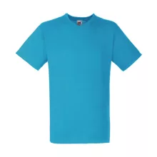 Férfi póló  Rövid ujjú Fruit of the Loom Valueweight V-Neck-Tee   Fekete   urespolo.hu