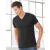 Uniszex rövid ujjú póló Bella Canvas Unisex Triblend V-Neck T-Shirt L, Kék Triblend