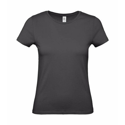 Női rövid ujjú póló B&C #E150 /women T-Shirt -XS, Használt fekete