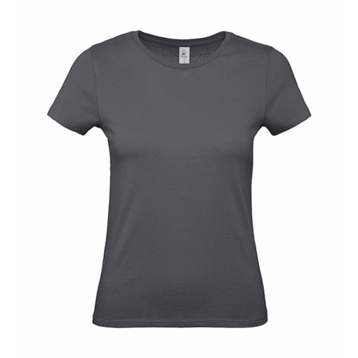 Csomag akciós póló (minimum 3 db) Női rövid ujjú póló B&C #E150 /women T-Shirt -XS, Sötétszürke