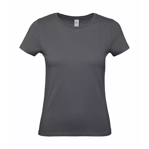 Csomag akciós póló (minimum 5 db) Női rövid ujjú póló B&C #E150 /women T-Shirt -XS, Sötéts