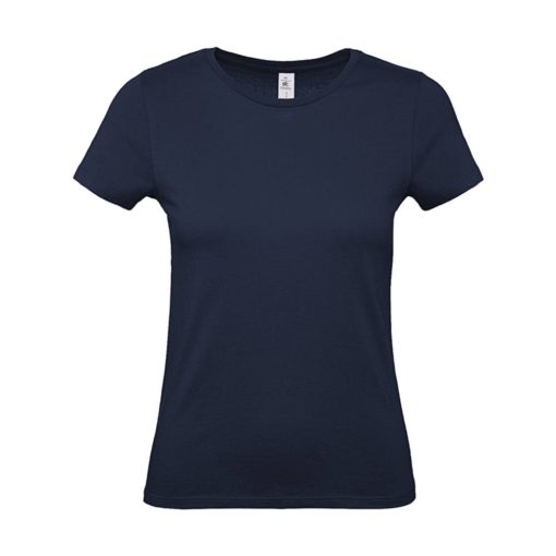 Női rövid ujjú póló B&C #E150 /women T-Shirt -XS, Sötétkék (navy)