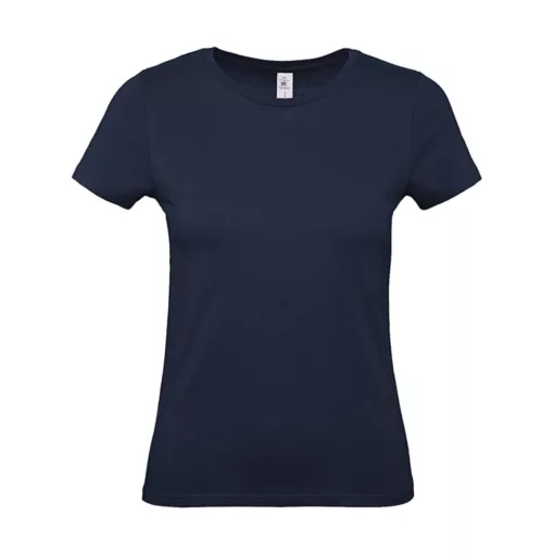 Csomag akciós póló (minimum 5 db) Női rövid ujjú póló B&C #E150 /women T-Shirt -S, Sötétké