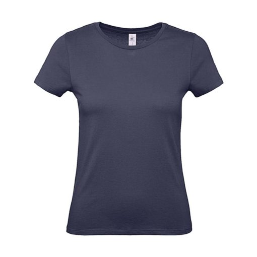 Női rövid ujjú póló B&C #E150 /women T-Shirt -S, Sötétkék (navy)