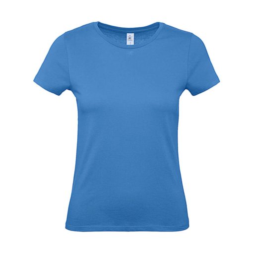 Csomag akciós póló (minimum 3 db) Női rövid ujjú póló B&C #E150 /women T-Shirt -XS, Azur kék