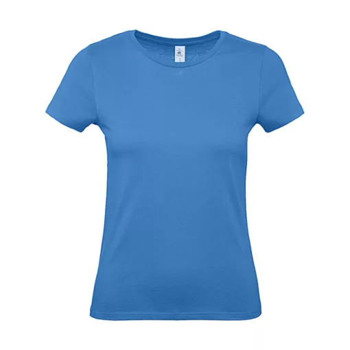 Csomag akciós póló (minimum 5 db) Női rövid ujjú póló B&C #E150 /women T-Shirt -S, Azur ké