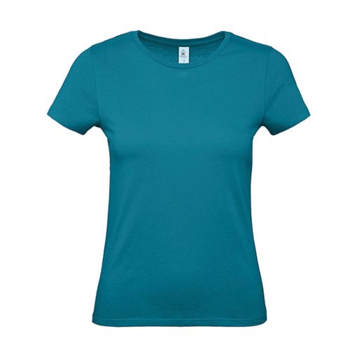 Női rövid ujjú póló B&C #E150 /women T-Shirt -XS, Díva kék