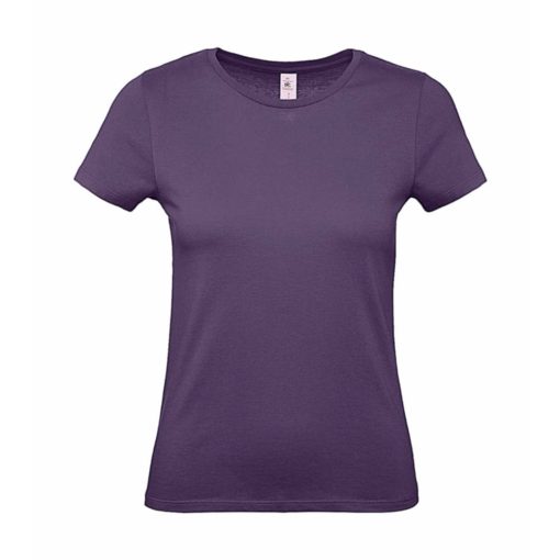 Csomag akciós póló (minimum 3 db) Női rövid ujjú póló B&C #E150 /women T-Shirt -S, Sugárzó lila