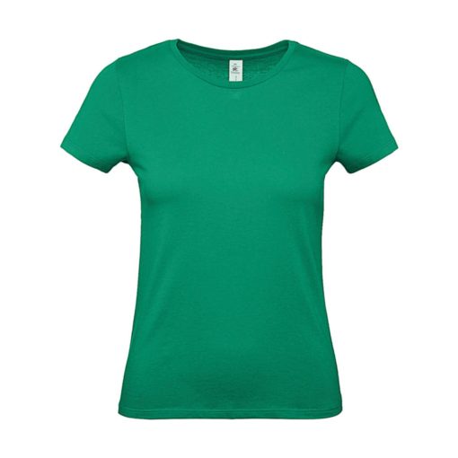 Női rövid ujjú póló B&C #E150 /women T-Shirt -XS, Kelly zöld