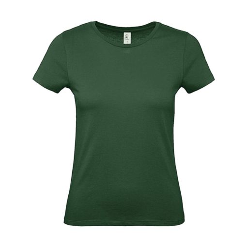 Női rövid ujjú póló B&C #E150 /women T-Shirt -M, Sötétzöld