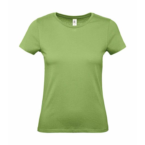 Női rövid ujjú póló B&C #E150 /women T-Shirt -M, Pisztáciazöld