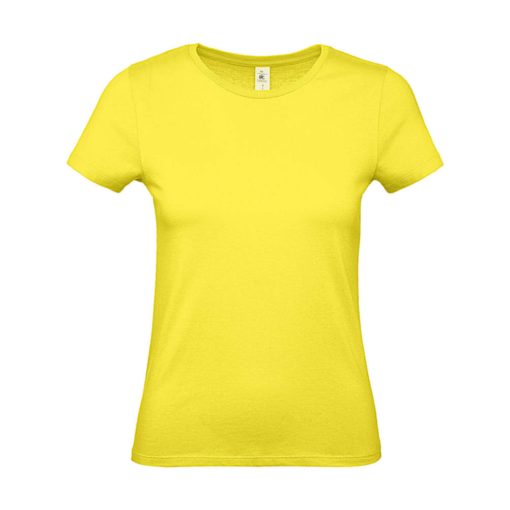 Csomag akciós póló (minimum 3 db) Női rövid ujjú póló B&C #E150 /women T-Shirt -XS, Napsárga
