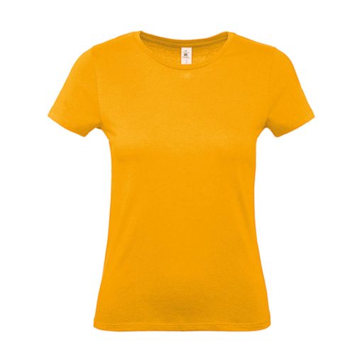 Női rövid ujjú póló B&C #E150 /women T-Shirt -S, Sárgabarack