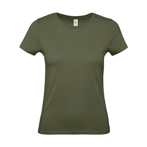 Női rövid ujjú póló B&C #E150 /women T-Shirt -S, Városi khaki