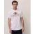 Férfi rövid ujjú felső Fruit of the Loom Vintage T Large Logo Print 2XL, Mély sötétkék (navy)