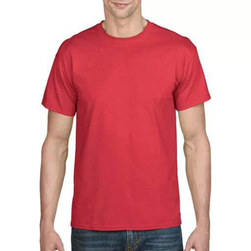 Férfi póló  Rövid ujjú Gildan DryBlend Adult T-Shirt   Piros   urespolo.hu