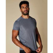 Férfi rövid ujjú póló Kustom Kit Fashion Fit Compact Stretch T 2XL, Szürke Melange