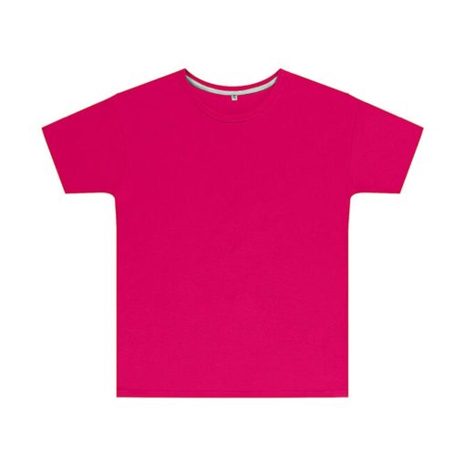 Gyerek rövid ujjú póló SG Kids' Perfect Print Tagless Tee -92 (1-2/XS), Sötét rózsaszín