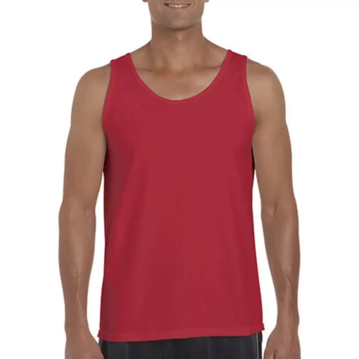 Uniszex póló  Ujjatlan Gildan Softstyle Adult Tank Top   Fehér   urespolo.hu