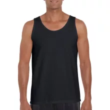 Uniszex póló  Ujjatlan Gildan Softstyle Adult Tank Top   Fekete   urespolo.hu