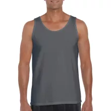 Uniszex póló  Ujjatlan Gildan Softstyle Adult Tank Top   Szénszürke   urespolo.hu