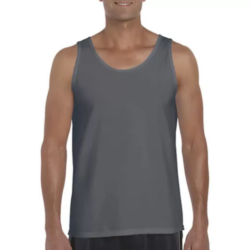 Uniszex póló  Ujjatlan Gildan Softstyle Adult Tank Top   Sötétkék (navy)   urespolo.hu