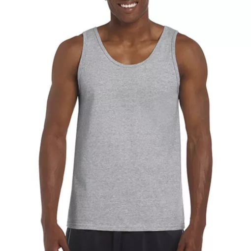 Uniszex póló  Ujjatlan Gildan Softstyle Adult Tank Top   Piros   urespolo.hu