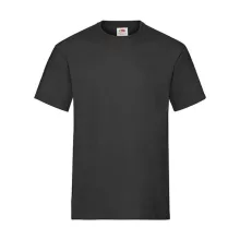 Uniszex póló  Rövid ujjú Fruit of the Loom Heavy Cotton T   Fekete   urespolo.hu