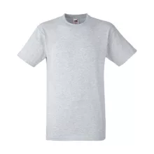 Uniszex póló  Rövid ujjú Fruit of the Loom Heavy Cotton T   Heather szürke   urespolo.hu