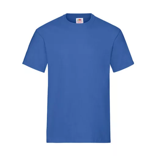 Uniszex póló  Rövid ujjú Fruit of the Loom Heavy Cotton T   Királykék   urespolo.hu