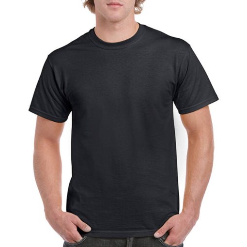 Férfi póló  Rövid ujjú Gildan Heavy Cotton Adult T-Shirt   Fekete   urespolo.hu