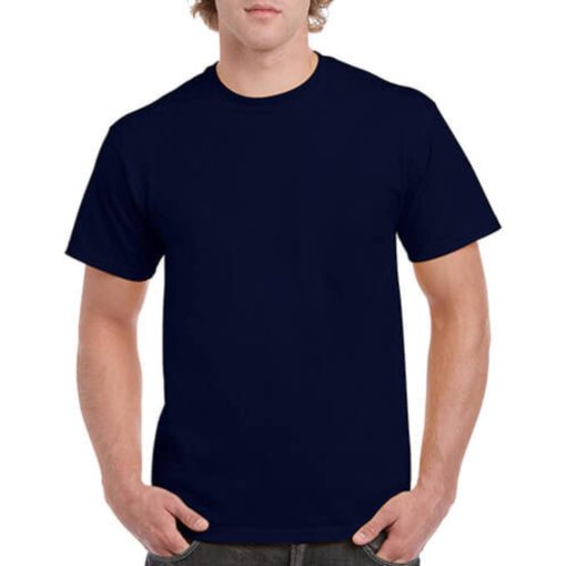 Férfi póló  Rövid ujjú Gildan Heavy Cotton Adult T-Shirt   Sötétkék (navy)   urespolo.hu