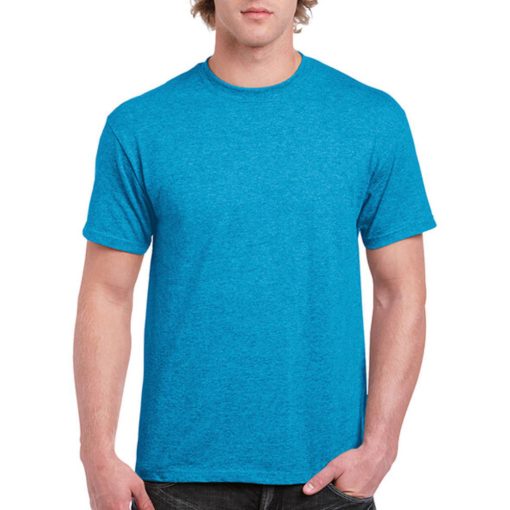 Férfi póló  Rövid ujjú Gildan Heavy Cotton Adult T-Shirt   Heather zafírkék   urespolo.hu