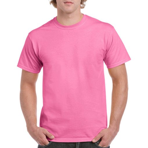Férfi póló  Rövid ujjú Gildan Heavy Cotton Adult T-Shirt   Azálea (világos rózsaszín)   urespol