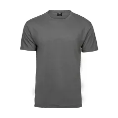 Férfi rövid ujjú póló Tee Jays Sof Tee -XL, Por szürke