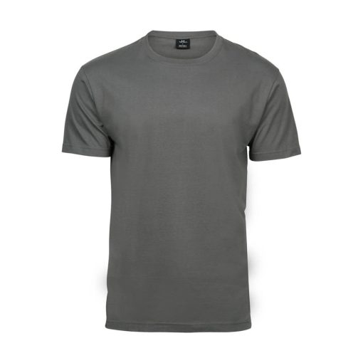 Férfi rövid ujjú póló Tee Jays Sof Tee -XL, Por szürke
