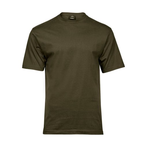 Férfi rövid ujjú póló Tee Jays Sof Tee -XL, Oliva zöld
