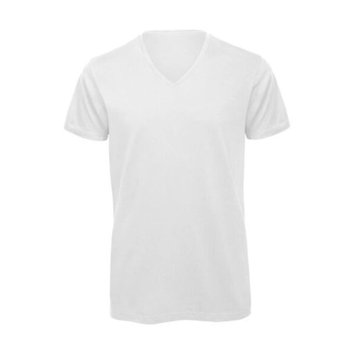 Férfi rövid ujjú póló B&C Inspire V/men T-Shirt -M, Fehér